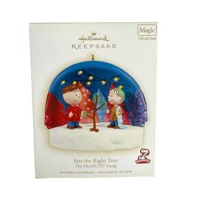 Hallmark Peanuts Just The Right Tree Keepsake Christmas Magic Ornament Works